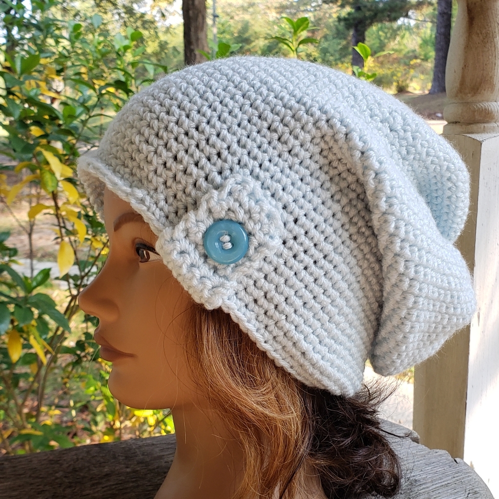 Handmade slouchy beanie